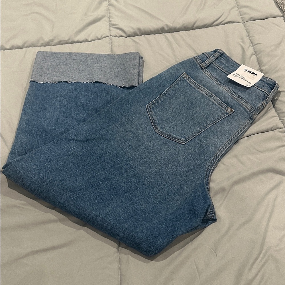 Sonoma Women's High Rise Jeans - Blue